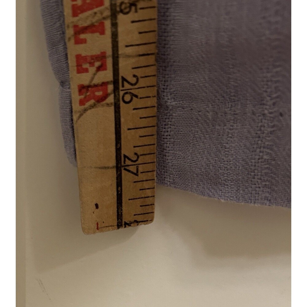 Free People Only Over You 100% Linen Paper-Bag Pants Elastic Waist Lavender Sz M - Picture 10 of 10